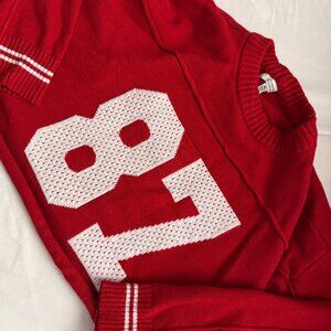 Knitted Crop Sweatshirt